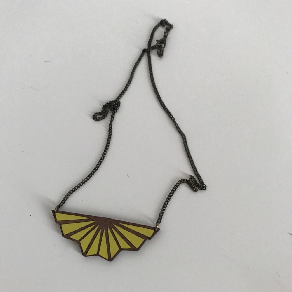 Wood necklace